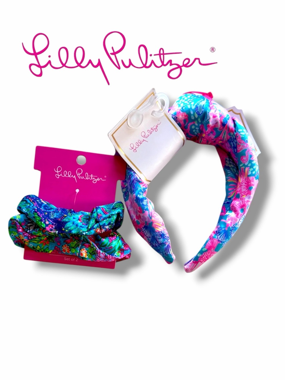 Headband with Scrunchies Lilly Pulitzer 3 Piece Hair Set